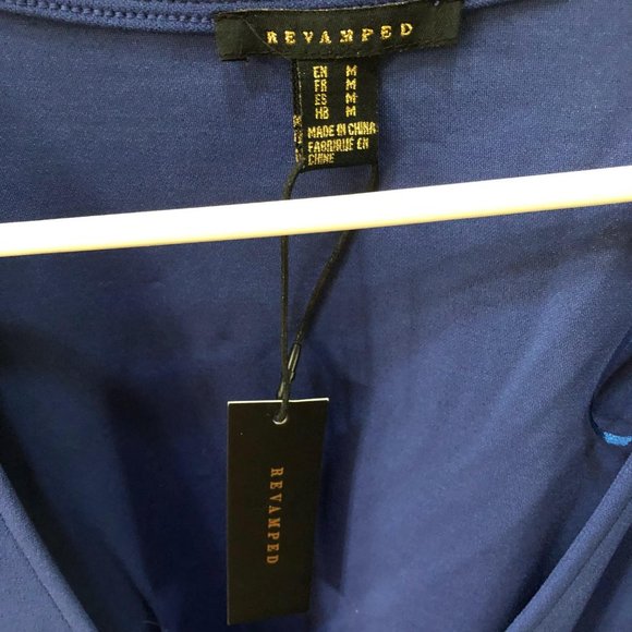 NWT REVAMPED wrap top, size Medium - Picture 2 of 3